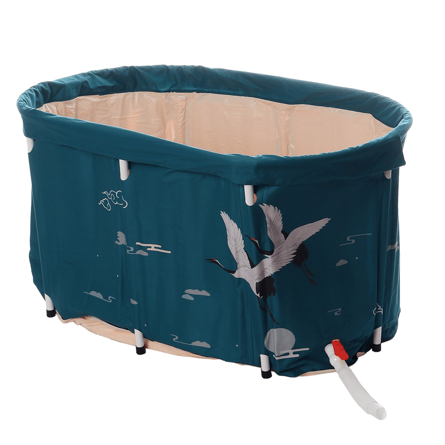 Crane Folding Bathtub Water Tub Indoor Outdoor Portable Adult Spa Bath Bucket - Trendha