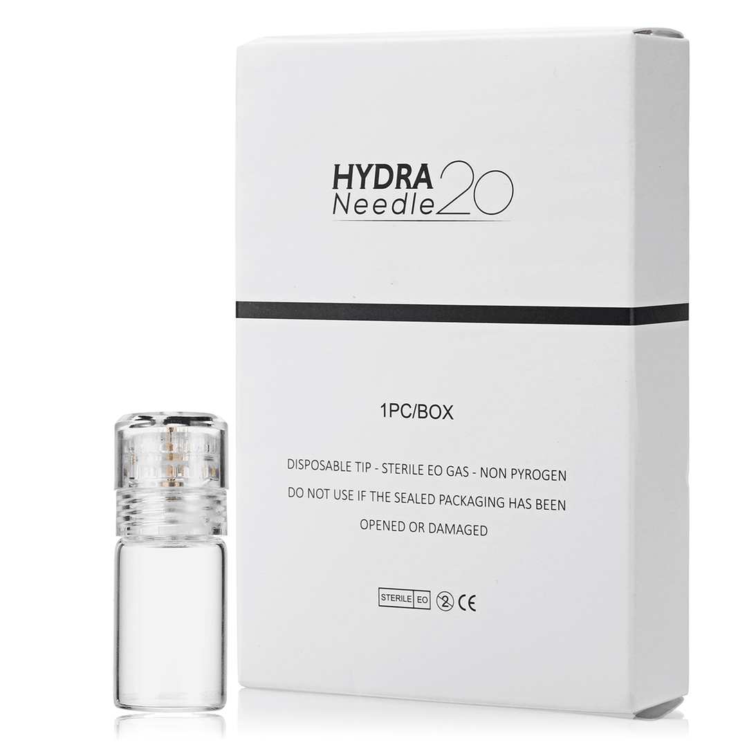 Hydra 20 Titanium Microneedle Applicator Bottle Reusable Derma Stamp Mesotherapy - Trendha