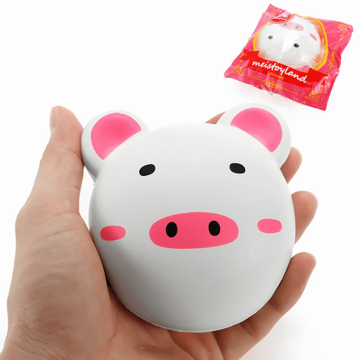 Meistoyland Squishy Piggy Bun 9Cm Pig Slow Rising with Packaging Collection Gift Decor Soft Toy - Trendha