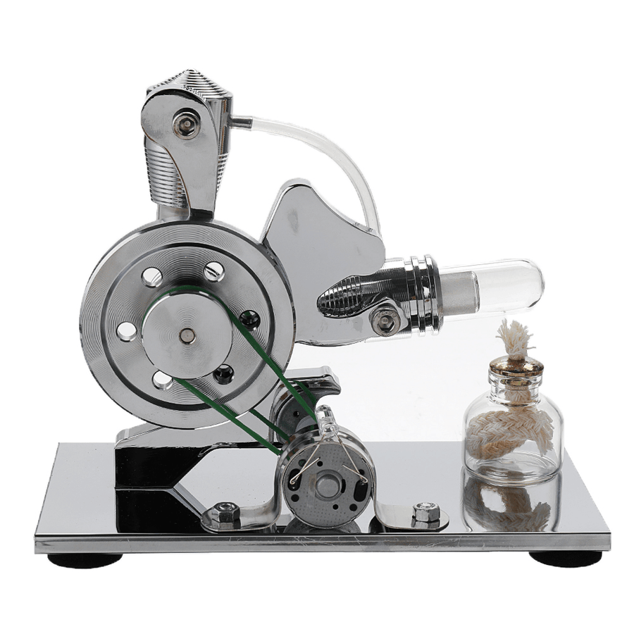 Upgrade STEM DIY Mini Air Stirling Engine Generator Motor Model Educational Power Engine Toy - Trendha