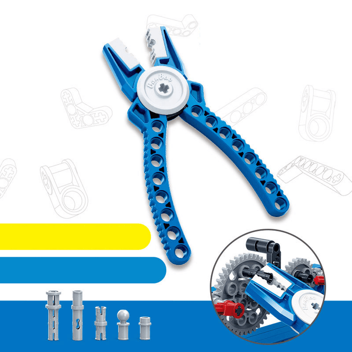 Banbao 8093 Building Blocks Toys Pliers Popular Science Clamps Tool Parts Panel Kids Toys Sets - Trendha