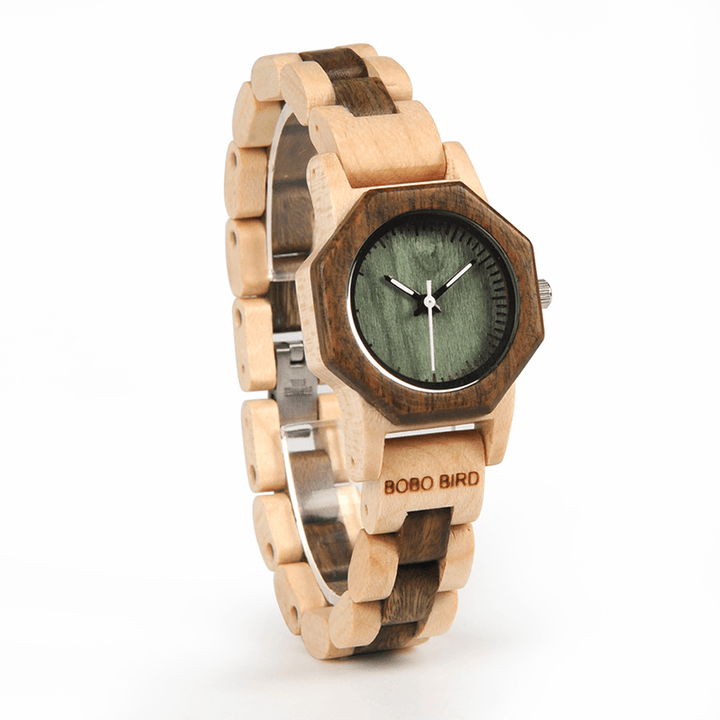 BOBO BIRD M25 Lightweight Fashionable Wooden Wrist Watch Small Dial Quartz Watch - Trendha