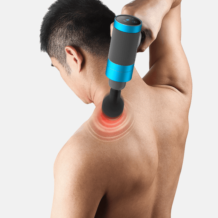 USB Charging Fascia Muscle Massage Fitness Muscle Relaxer Electric Shock - Trendha