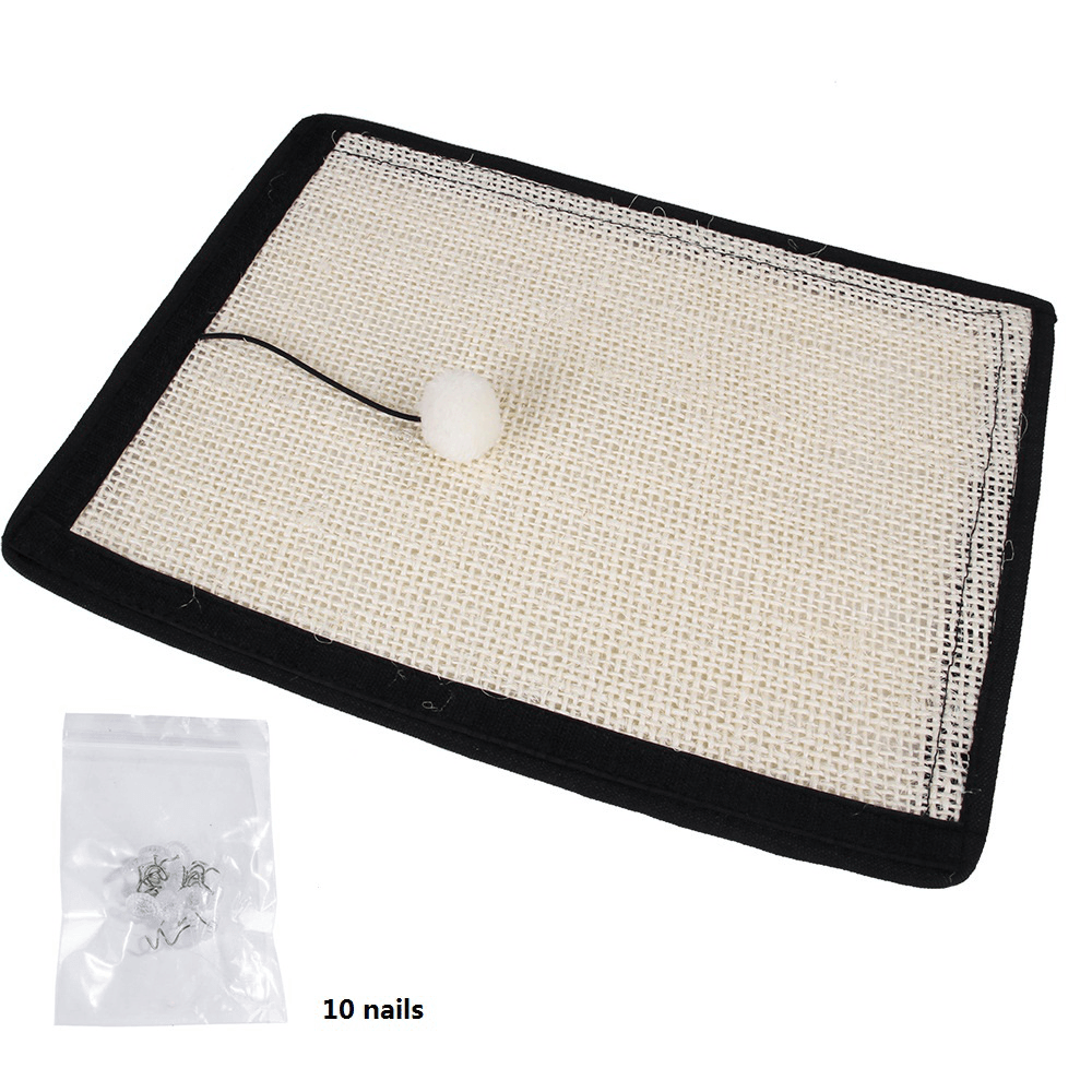 Pet Toy Cat Scratch Board Cat Claws Sisal Cat Scratch Pad Sofa Protection Mat - Trendha