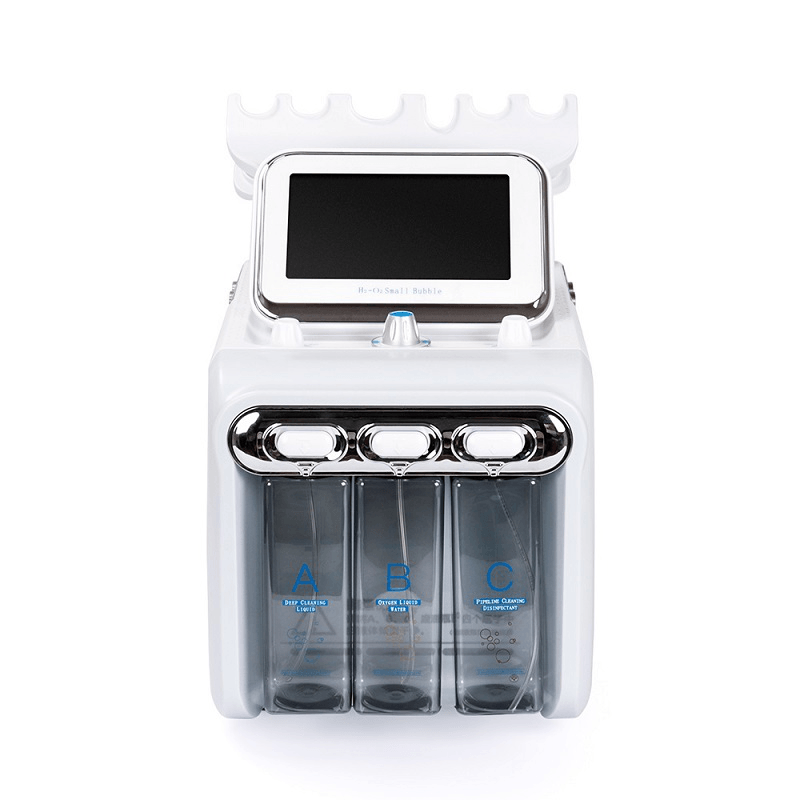 6 in 1 Oxygen Hydrogen Bubbles Water Dermabrasion Machine Deep Clean Machine Water Jet Hydro Diamond Facial Clean Dead Skin Removal Salon - Trendha
