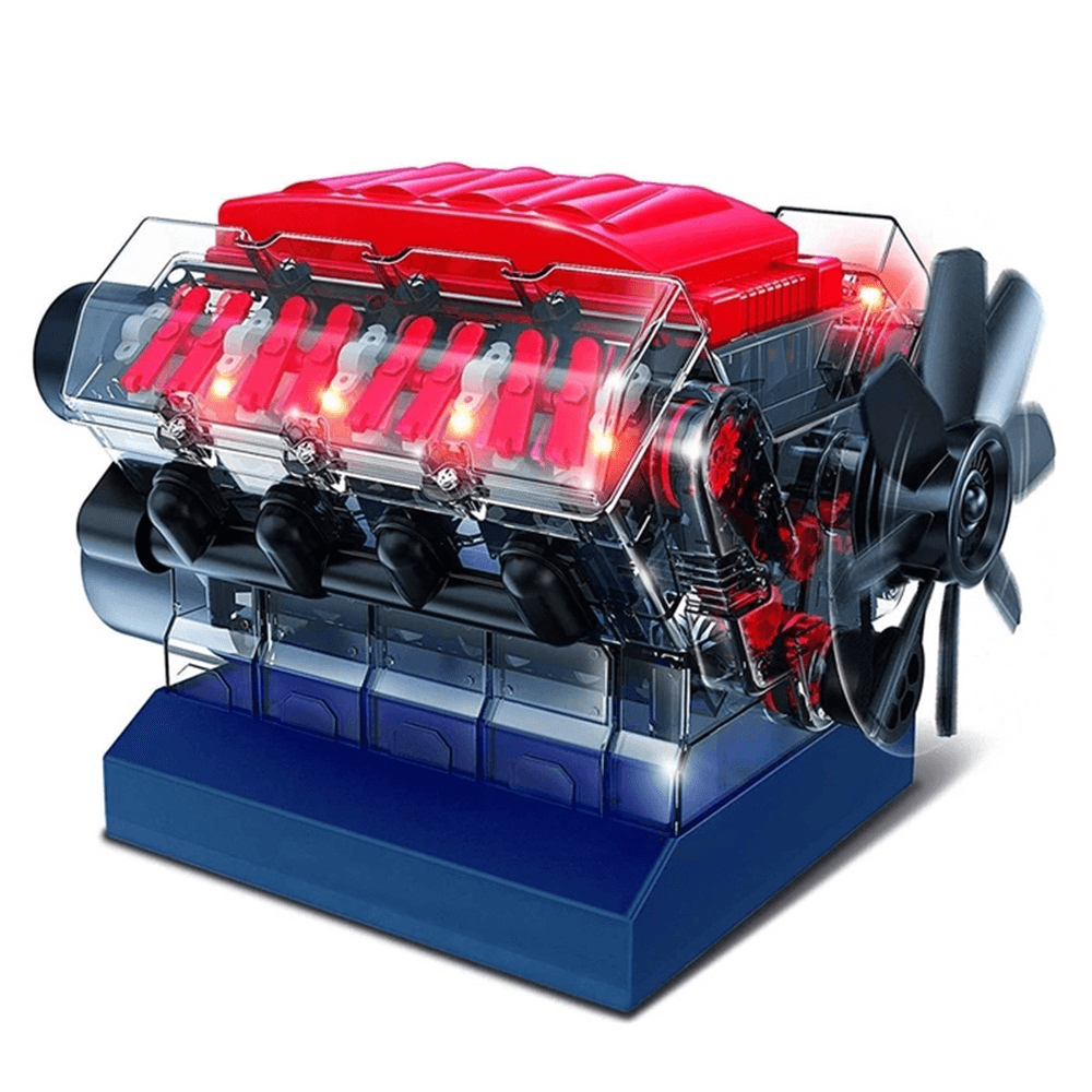 V8 Combustion Engine Model Building Kit STEM Toy - Trendha