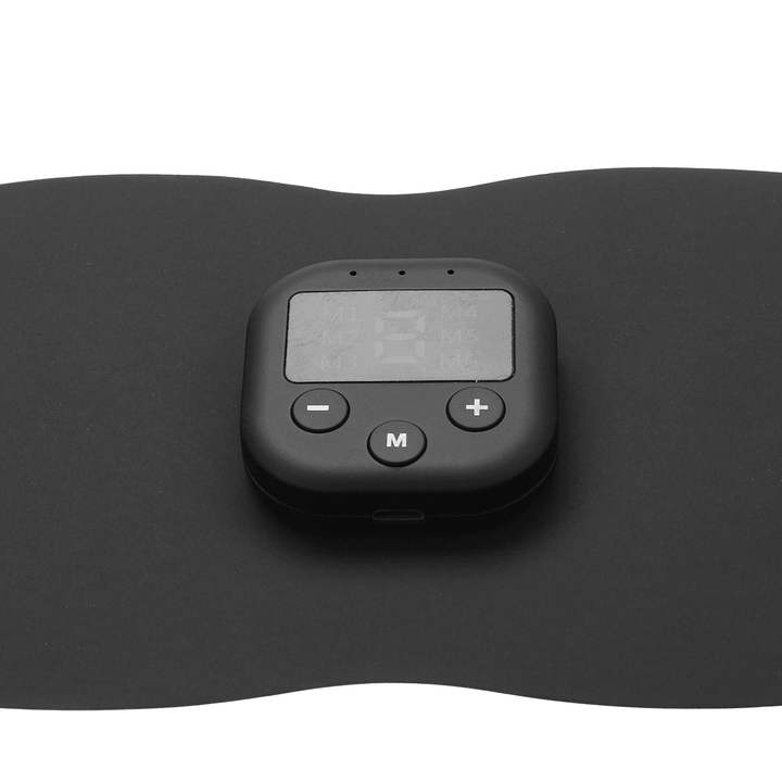 EMS Abdominal Training Belt USB Rechargeable Waist Massage Device Fitness Exercise Tool - Trendha