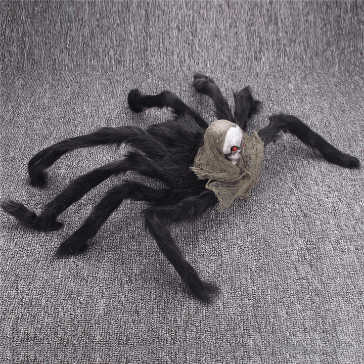Halloween Party Decoration Skeleton Ghosthead Spider Horrid Scare Scene Toys - Trendha