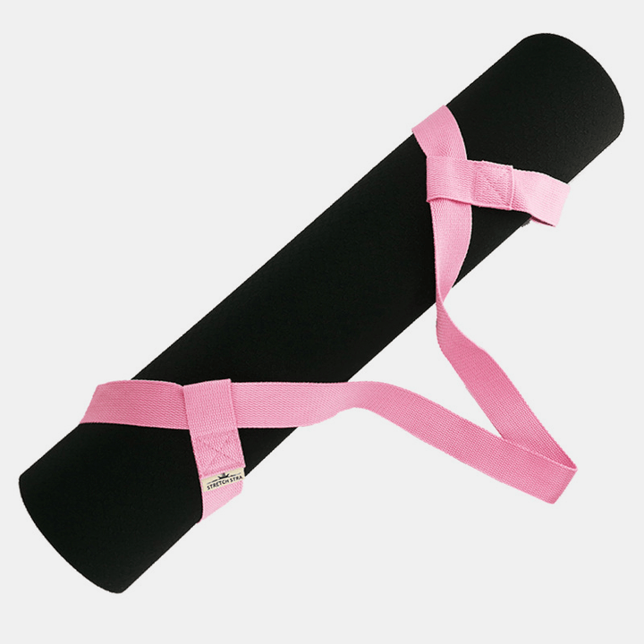 Yoga Mat Belt Adjustable Stretch Sports Sling Shoulder Strap Fitness Sports Elastic Fitness Elastic Yoga Storage Belt without Yoga Belt - Trendha