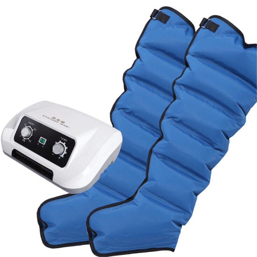 6 Air Chambers Leg Compression Massager Arm Waist Calf Relaxed Circulation Pressure Massage Electric Massager - Trendha