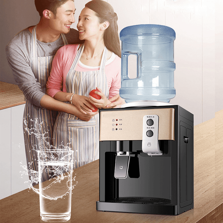 AUGIENB 220V 550W Electric Desktop Water Dispenser Hot and Warm Cold Water Cooler Dispenser Home Office Hotel Use - Trendha
