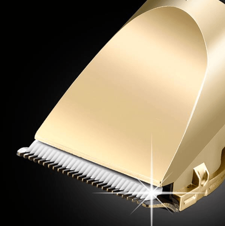 Sharp Electric Hair Clipper Ceramic Blade Durable Titanium Haircut Trimmer for Y.F.M® P60 - Trendha