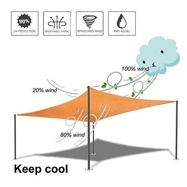 4*5 / 4*6 M Punched Encrypted Thicken Sunscreen Net Multifunctional for Sunshade Dustproof Flower Shed Farm - Trendha