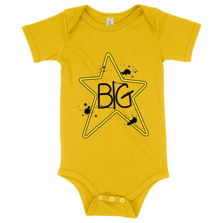 Baby Jersey Big Star Onesie - Big Star Vintage Onesie - Trendha
