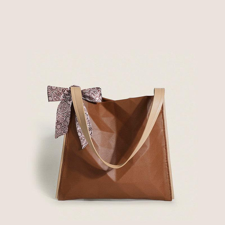 Large-capacity Tote Bag Fashion Geometric Rhombus One-shoulder - Trendha