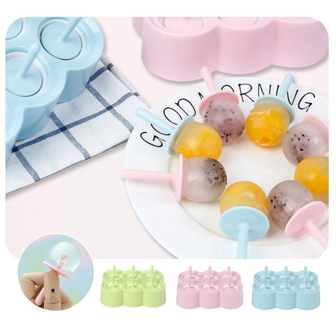 Portable Food Grade Ice Cream Mold Popsicle Mould Ball Maker Baby DIY Food Supplement Tools for Fruit Shake Accessories - Trendha