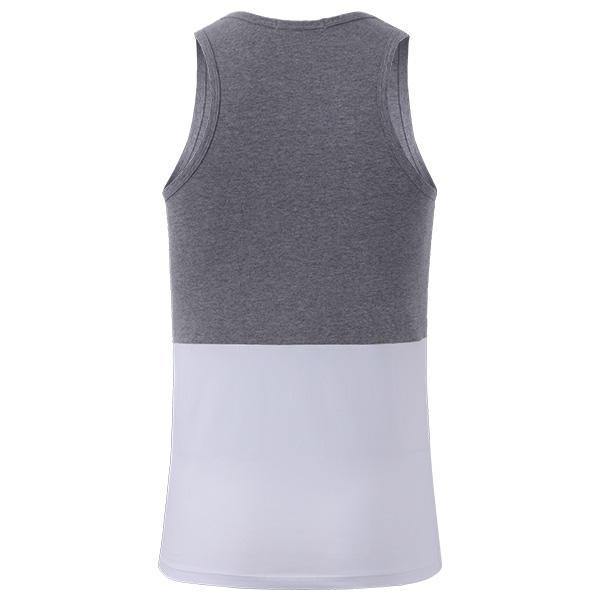 SEOBEAN New York Paris Printed Men's Vest Cotton Summer Leisure Fitness Jogging Sport Tops - Trendha