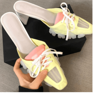 Women's high heel slippers - Trendha