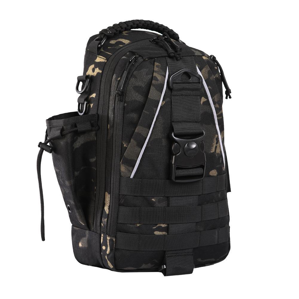 Fishing Tackle Backpack Storage Bag Shoulder Backpack Cross Body Sling Bag - Trendha