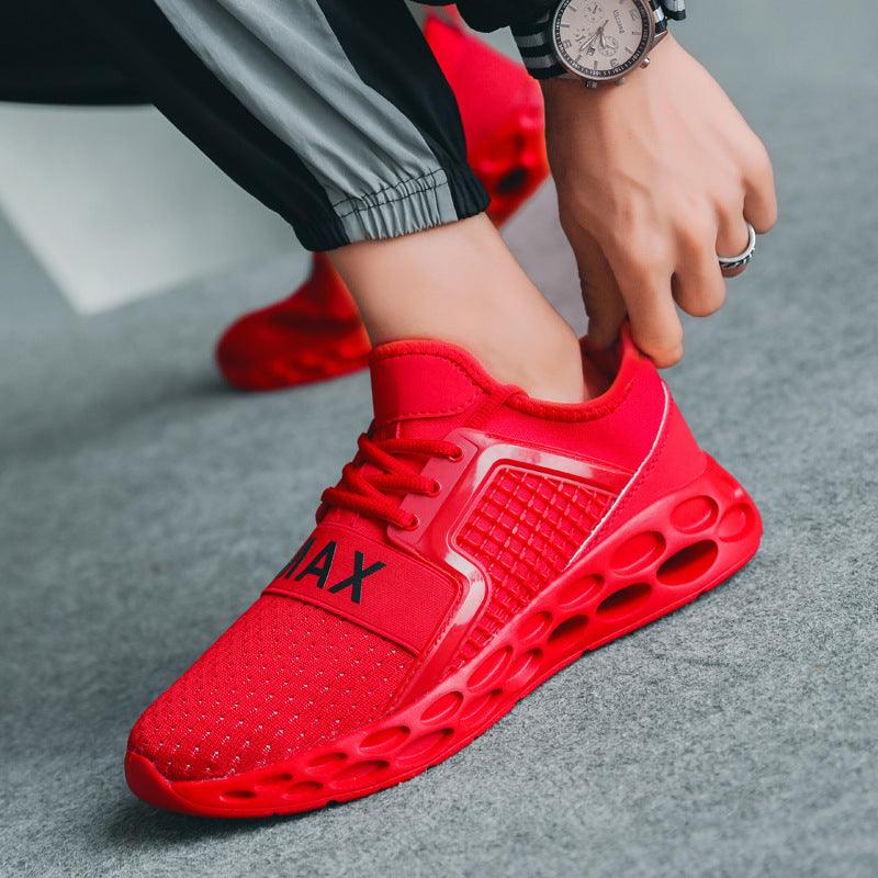 High elastic hollow fly woven casual shoes - Trendha