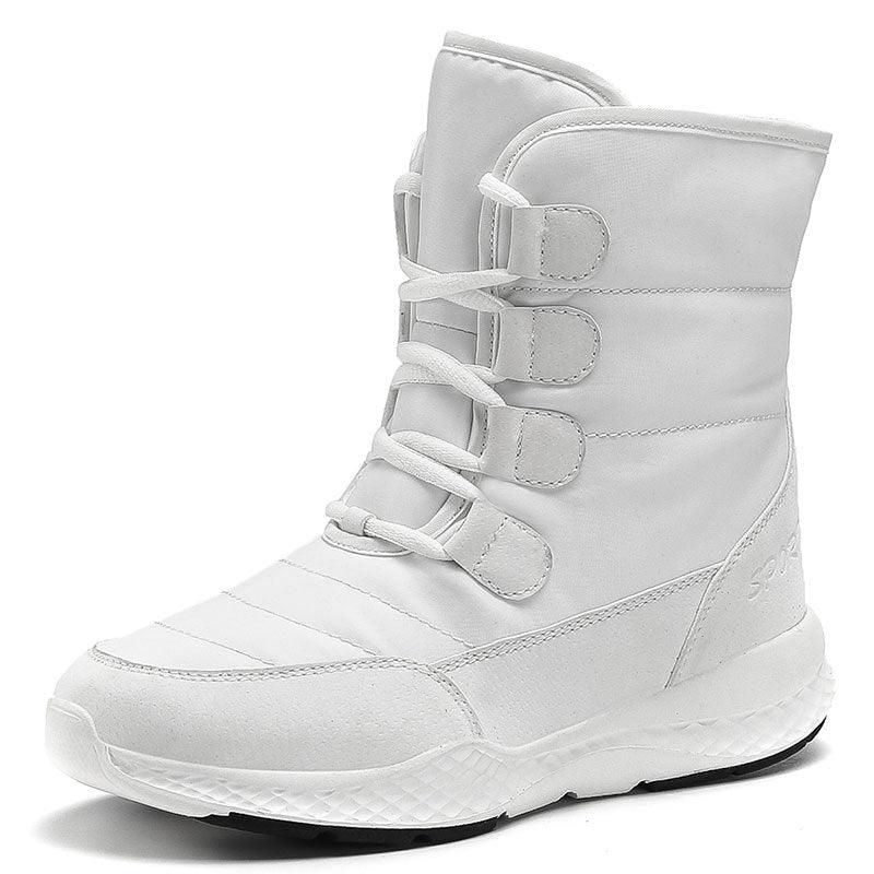 High-top plus velvet snow boots - Trendha