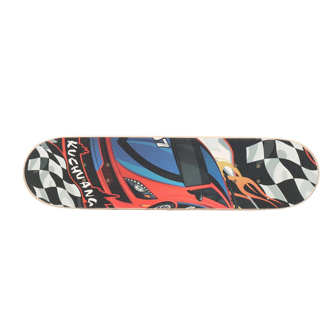 80x20cm Complete Skateboard for Beginner Good Board Chirstmas Gift Longboard Double Kick LED Wheels for Extreme Sports Outdoor - Trendha