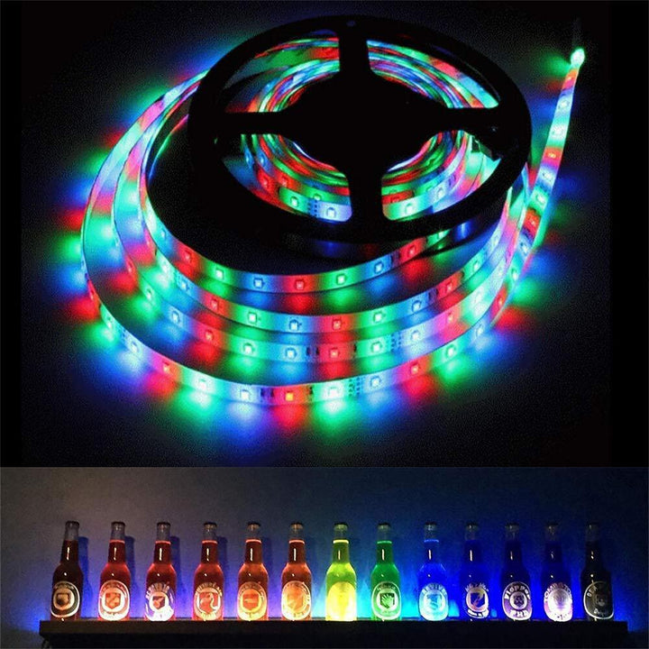 3528 SMD RGB LED Strip Light Kit with Remote Control, available in 3M, 5M, and 10M lengths. Ideal for Christmas Decorations - Trendha