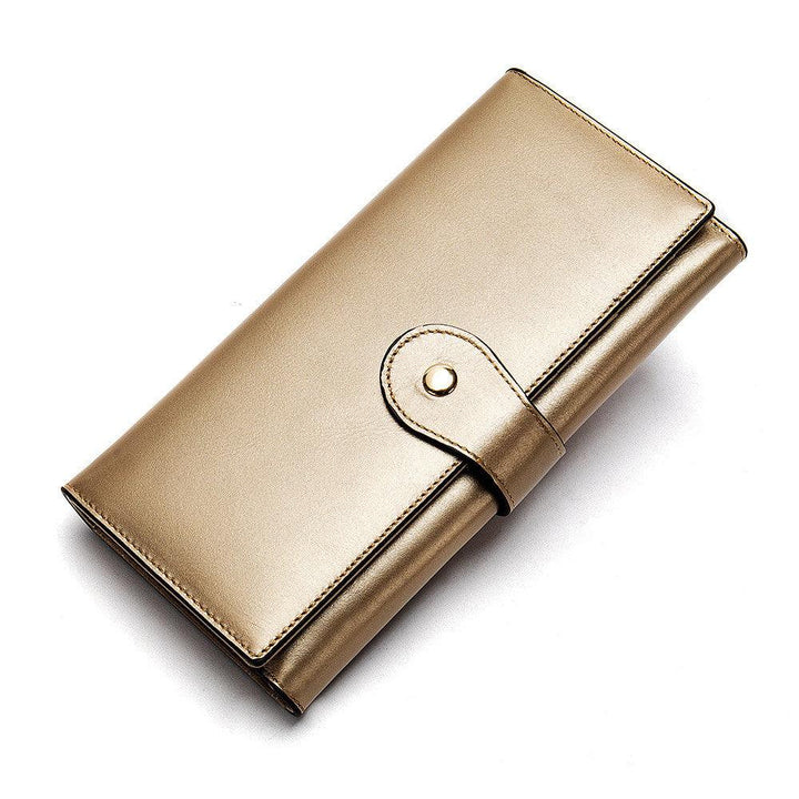Leather lady antimagnetic RFID wallet - Trendha