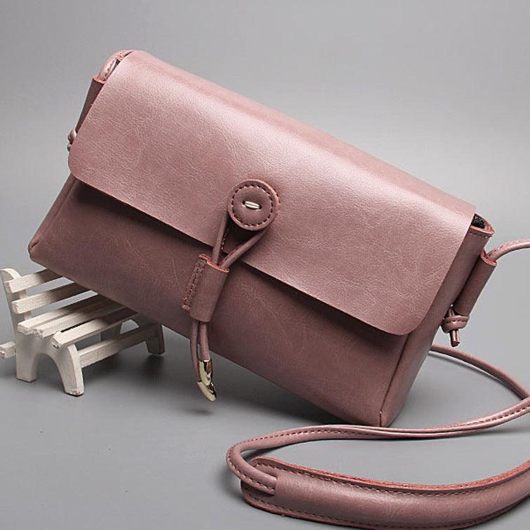 Leather bag bag buttons Korea 2015 new fashion shoulder bag ladies bags wholesale cross retro trend - Trendha