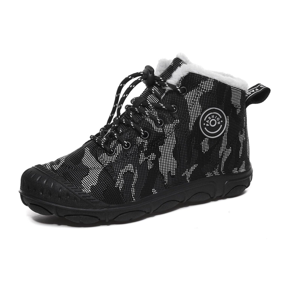 Fashion Winter Warm Kids Snow Boots Waterproof Unsex Round Toe Children Sneaker - Trendha