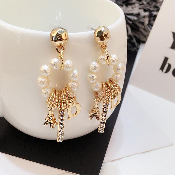 Women's earrings pearl earrings - Trendha