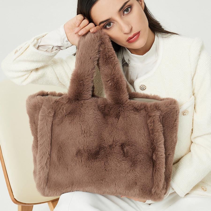 Pure Color Design Trendy Casual Shoulder Bag - Trendha