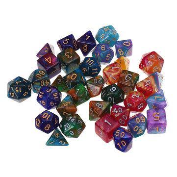 35pcs Set Polyhedral Dices DND RPG MTG Role Playing Board Game Dices Set - Trendha