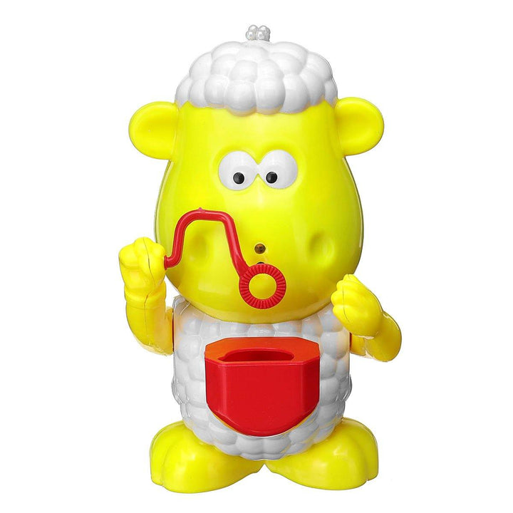 Kids Electric Bubble Tub Sheep Music Toys Automatic Shower Machine Blower Maker - Trendha