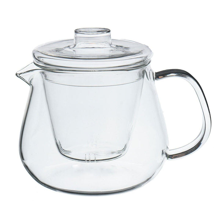 500ML Heat-resistant Glass Filter Three-piece Vertical Flower Teapot - Trendha