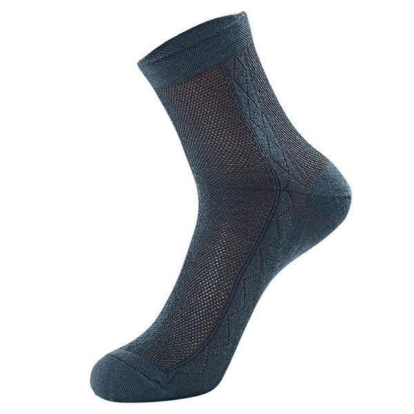 Men Summer Ultra Thin Breathable Socks Cotton Deodorant Sweat Middle Socks - Trendha