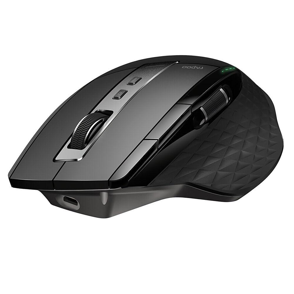Rapoo MT750L Multi-Mode Wireless Mouse 3200DPI bluetooth 3.0/4.0 2.4GHz Wireless Rechargeable Optical Mouse for Computer Laptops PC - Trendha