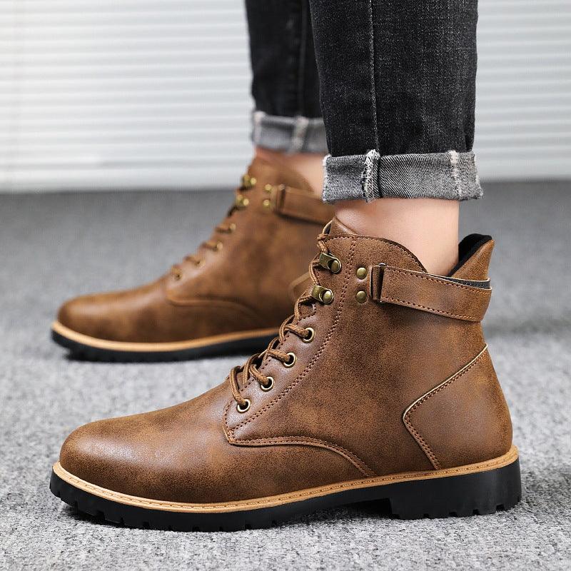 Men's shoes personalized outdoor Martin boots - Trendha