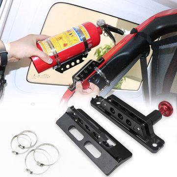 Billet Aluminum Car Trunk Quick-release Fire Extinguisher Fixed Holder Mount Universal for Jeep - Trendha
