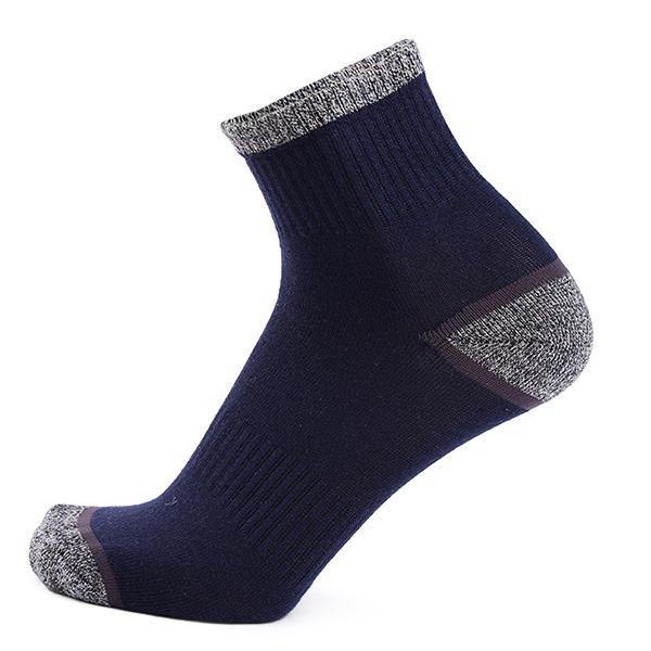 Men Sport Breathable Cotton Middle Tube Socks Casual Elastic Adjustable Socks - Trendha