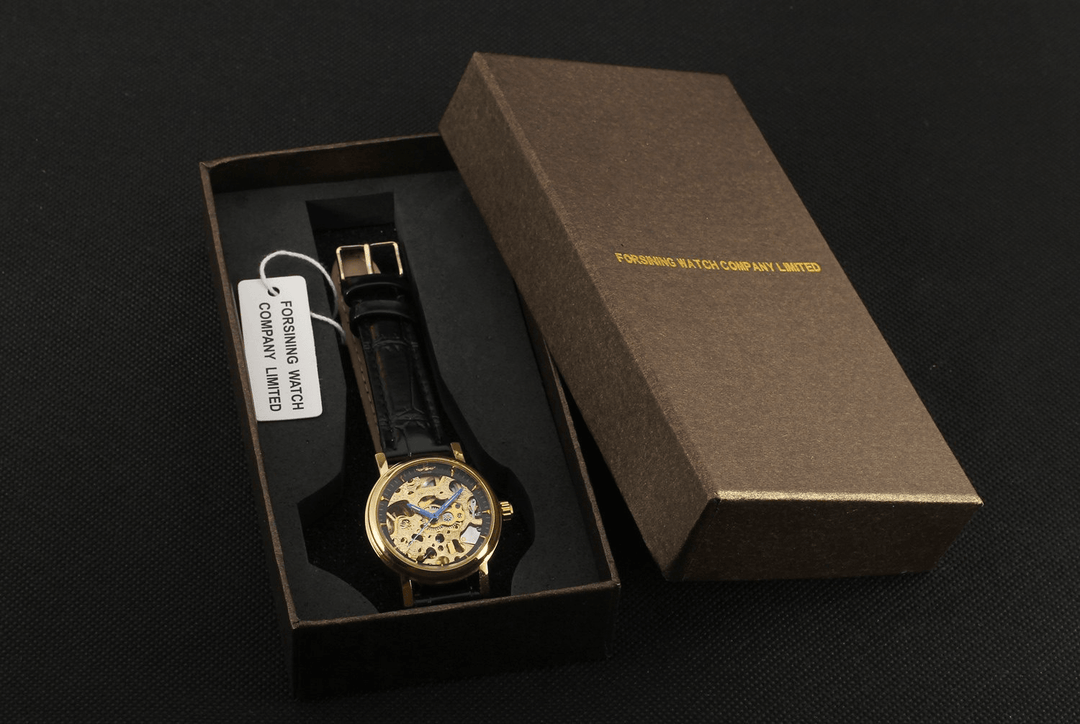 Waterproof Automatic Mechanical Watch Full Steel Men Wrist Watch - Trendha