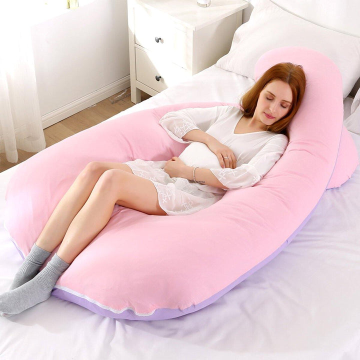 U Shape Pillow Belly Body Extra Comfort Cuddler Oversize - Trendha