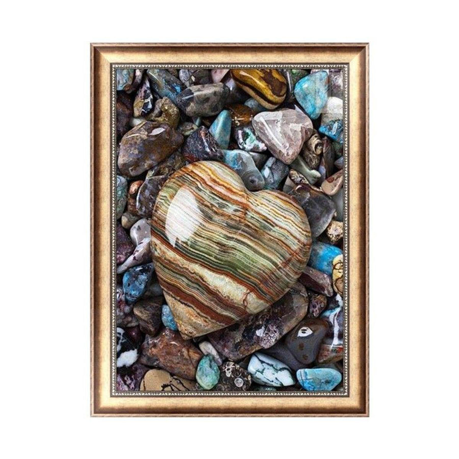 DIY 5D Full Diamond Embroidery Heart Stone Painting Cross Stitch Wall Home Decorations - Trendha