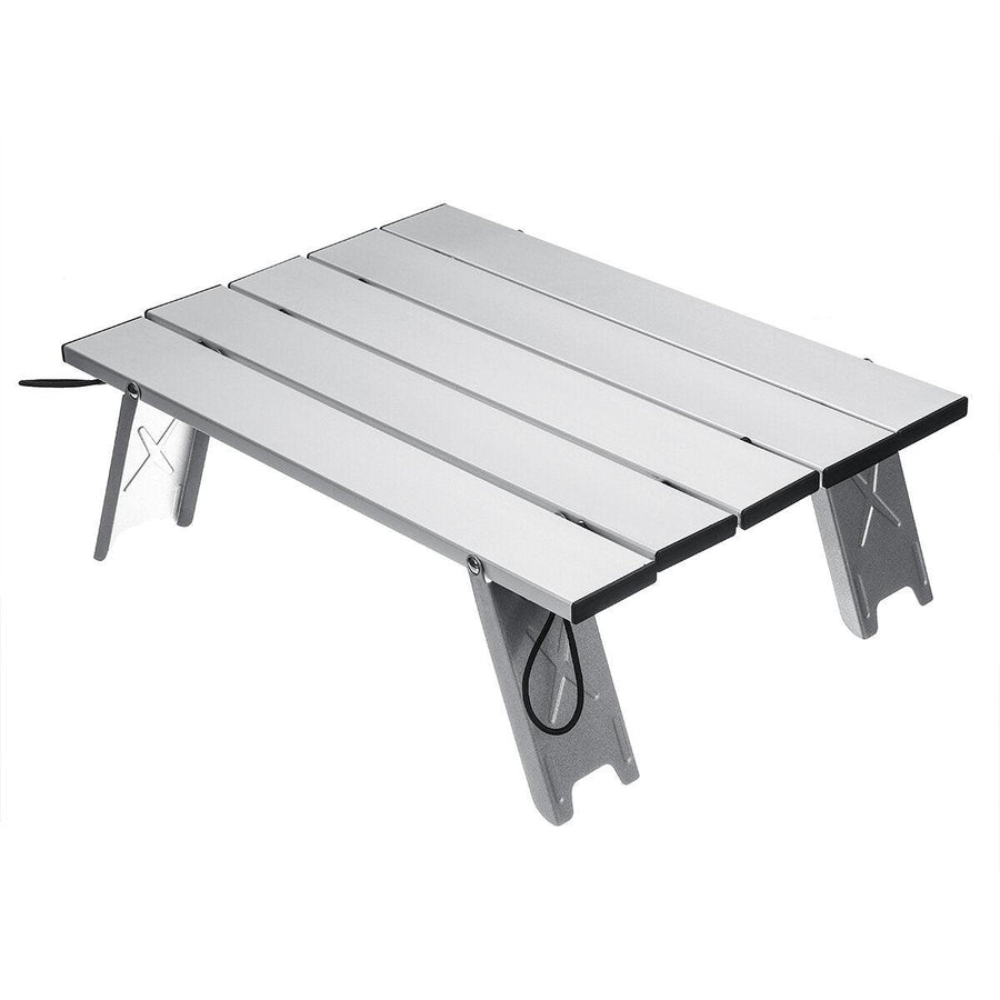 Portable Outdoor Folding Table Chair Camping Aluminium Alloy Picnic Table Waterproof Ultra-light Durable Table 40x29x12cm - Trendha
