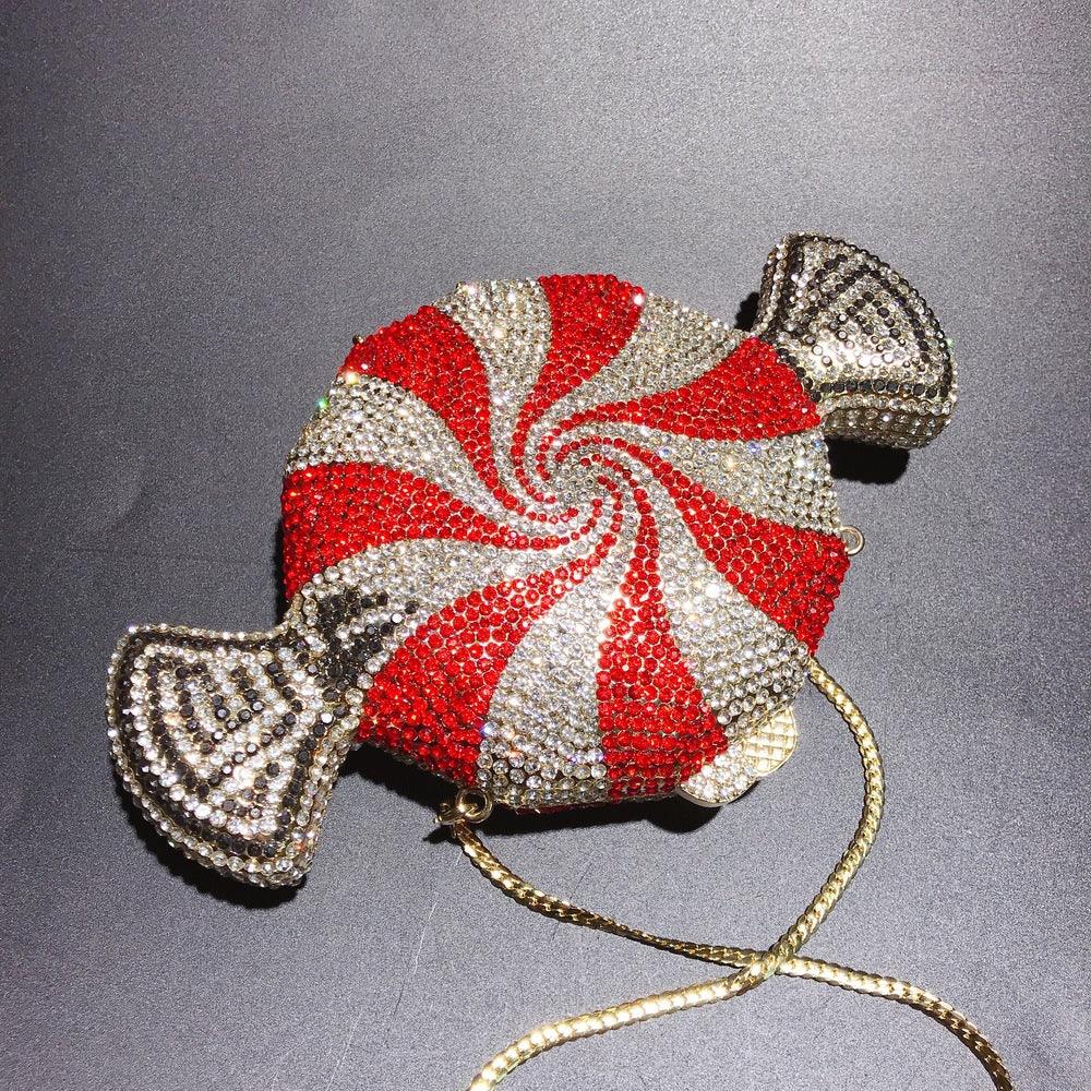 Creative Simple Candy Shape Diamond Bag - Trendha