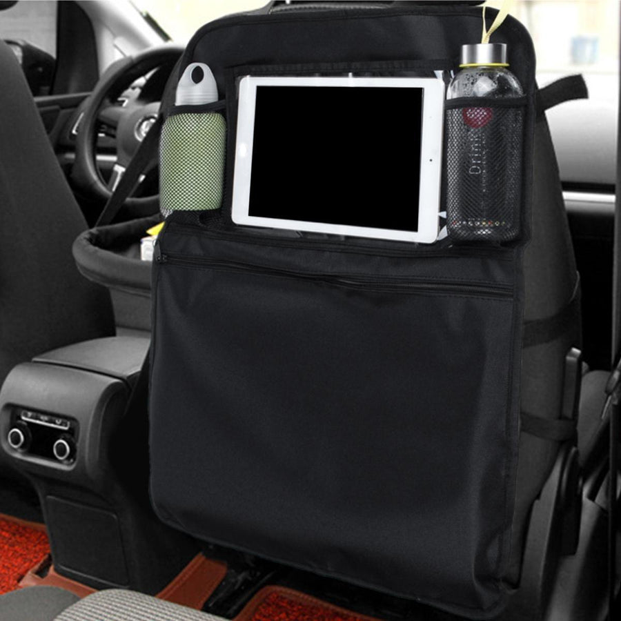 Car Seat Back Storage Bag Organizer with Touch Screen Tablet Holder - Trendha