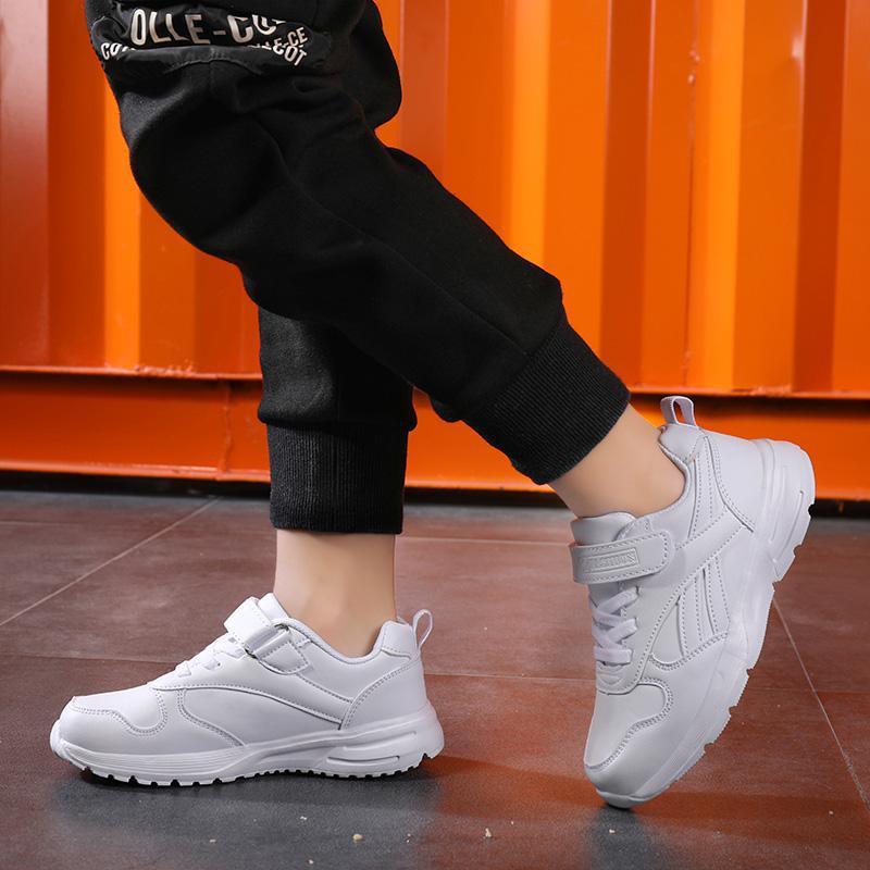 Spring Leather Waterproof Children's Sneakers - Trendha