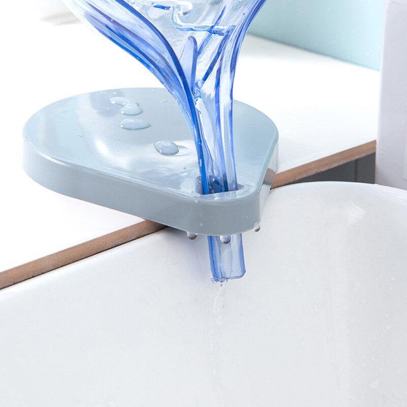 Creative Leaf Soap Box Perforated Suction Cup Soap Box Holder Toilet Drain Laundry Soap Box Rack - Trendha