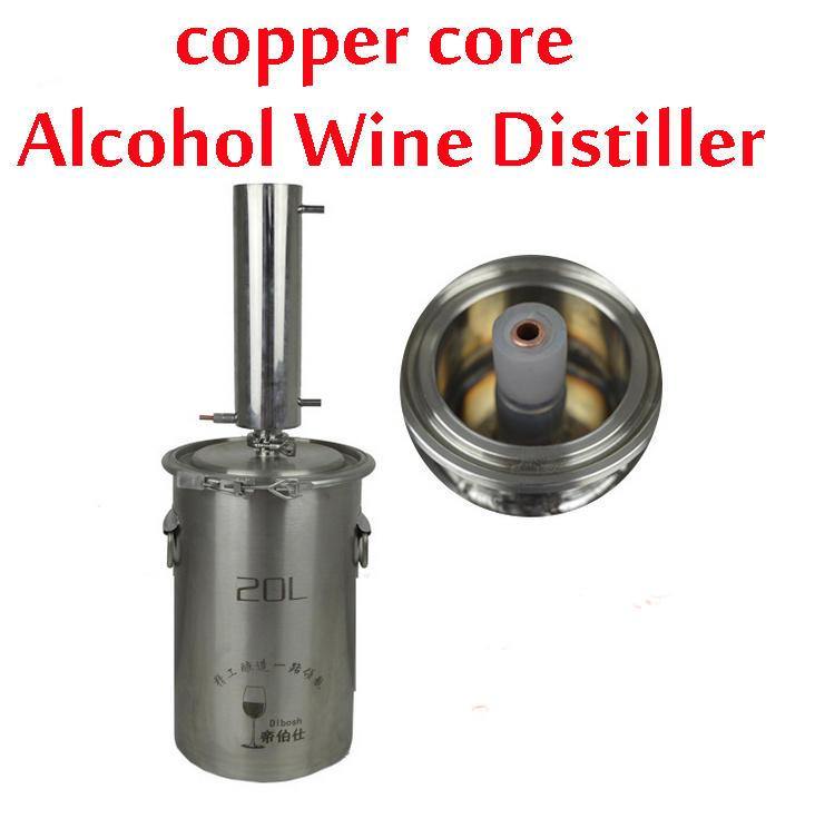 Copper Core Alcohol W-ine Distiller Moonshine Still Brandy W-ine Distillation Hoop Barrel Design - Trendha