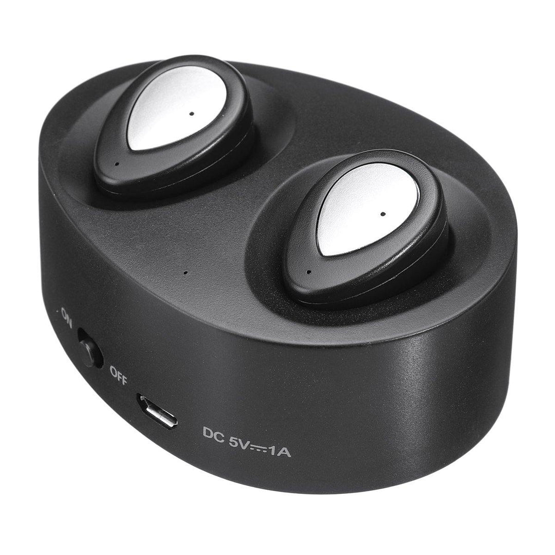 TWS-K2 Wireless bluetooth Headphone Mini Portable Stereo Earphone Earbuds with Mic with Charging Box - Trendha